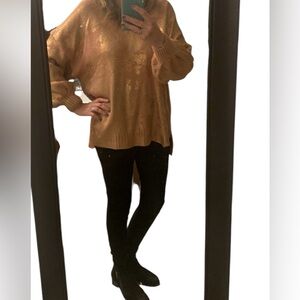 Women's Metallic Sweater